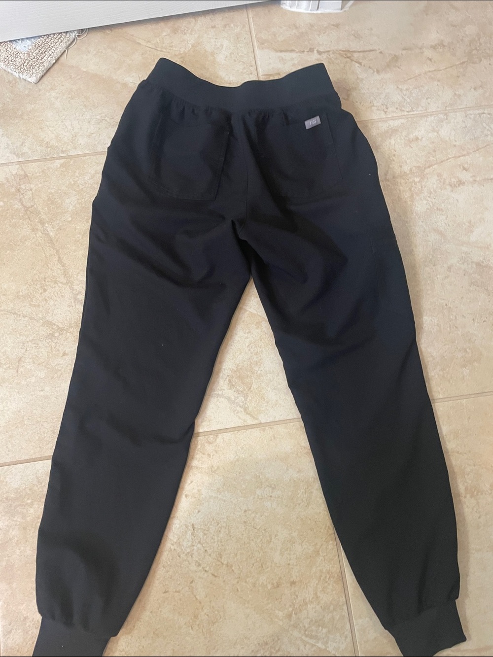 Figs Black Medical Scrub Jogger Pants - Picture 4 of 4